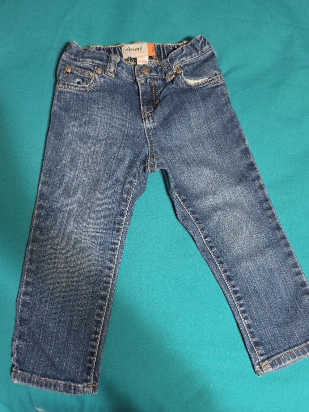 Toddler Blue Skinny Jeans
